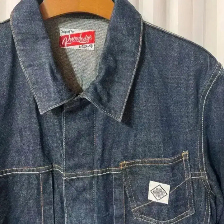 [BUNJANG] Knowledge Indigo Denim Jacket L / knowledge 인디고 데님 자켓 L거의새것