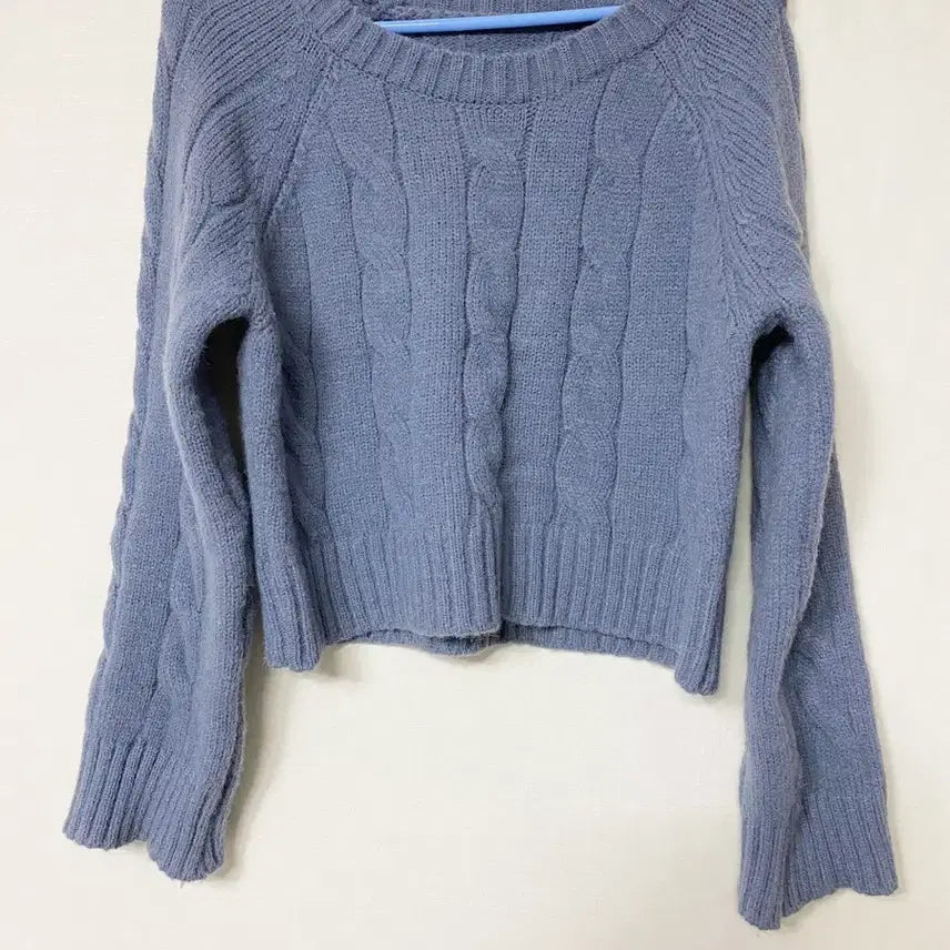 [BUNJANG] Semi-Crop Knit / 세미크롭 니트