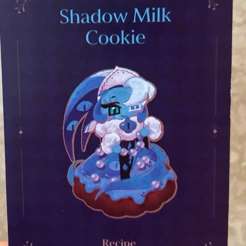 [SOLD OUT] 쿠키런 킹덤 쉐도우밀크 레시피 카드