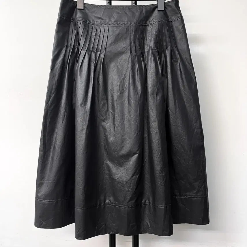 [BUNJANG] Hiroko Biscoe Coated Volume Skirt / 히로코 비스 코팅 볼륨 스커트