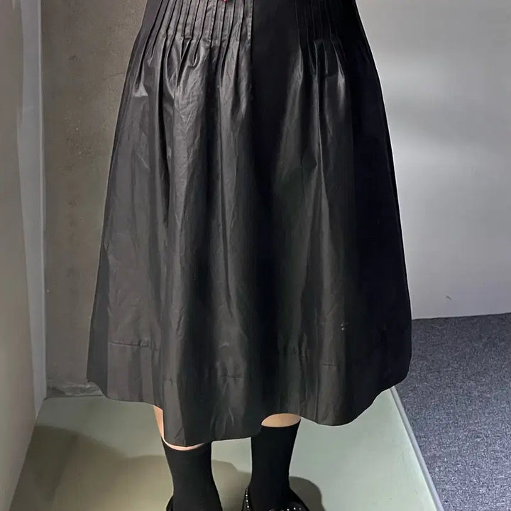 [BUNJANG] Hiroko Biscoe Coated Volume Skirt / 히로코 비스 코팅 볼륨 스커트