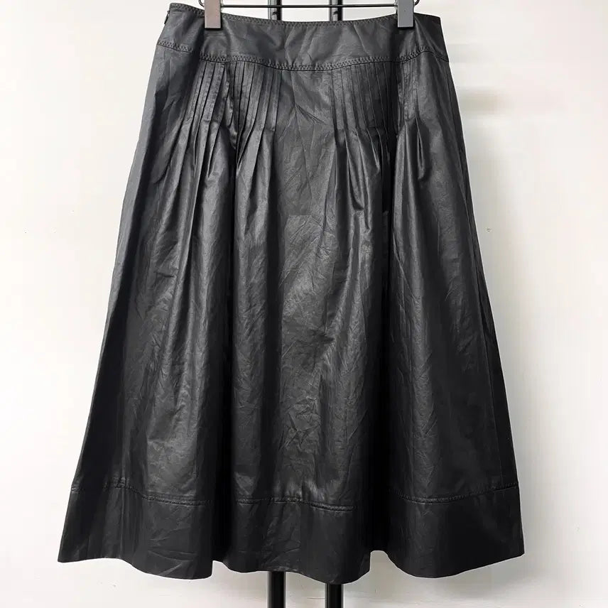[BUNJANG] Hiroko Biscoe Coated Volume Skirt / 히로코 비스 코팅 볼륨 스커트