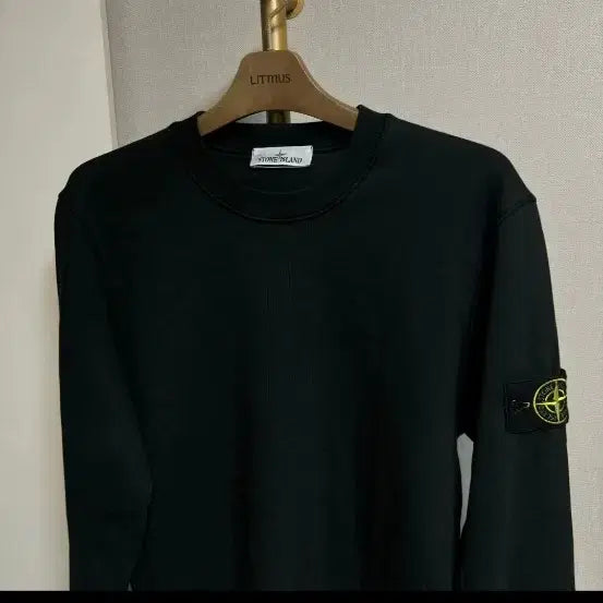 [BUNJANG] Stone Island Black Sweatshirt / 스톤아일랜드 블랙 맨투맨