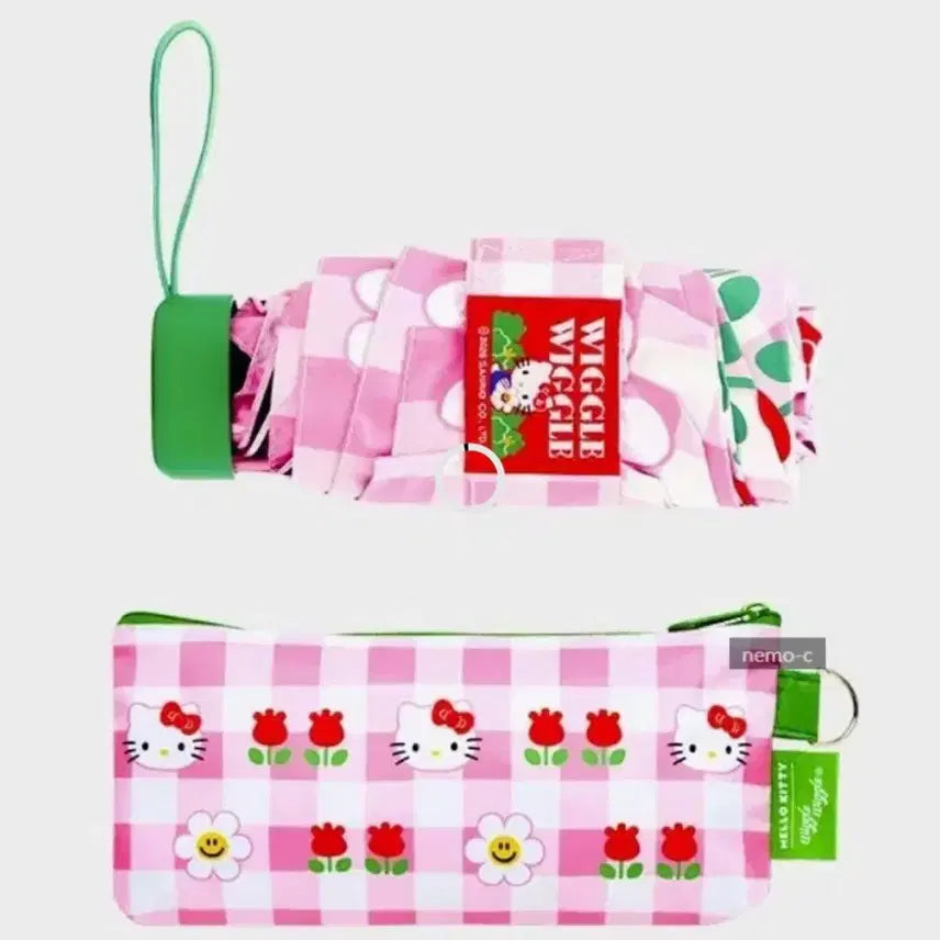 [BUNJANG] Wiggle Wiggle Hello Kitty Collaboration Umbrella / 위글위글 헬로키티 양우산(새상품)