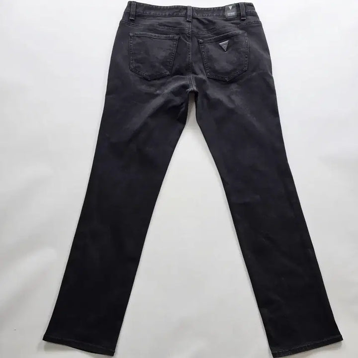 [BUNJANG] Guess Slim Straight Black Denim Jeans Size 32 / 게스 청바지 슬림 일자 흑청 스판 데님 사이즈32 R5585