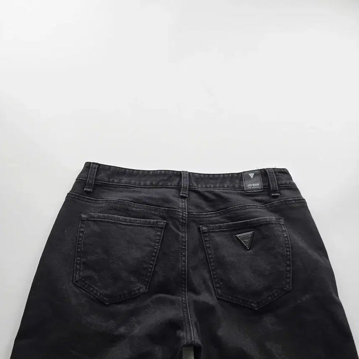 [BUNJANG] Guess Slim Straight Black Denim Jeans Size 32 / 게스 청바지 슬림 일자 흑청 스판 데님 사이즈32 R5585