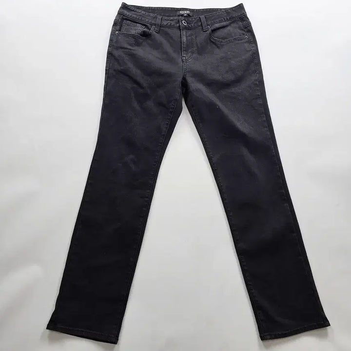 [BUNJANG] Guess Slim Straight Black Denim Jeans Size 32 / 게스 청바지 슬림 일자 흑청 스판 데님 사이즈32 R5585