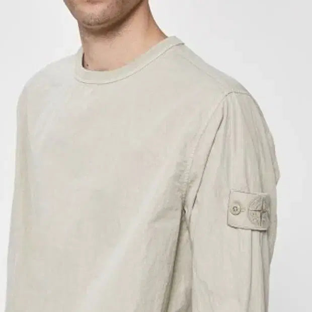 [BUNJANG] Stone Island Ghost Piece Nylon Sweatshirt / 스톤아일랜드 고스트피스 나일론 맨투맨