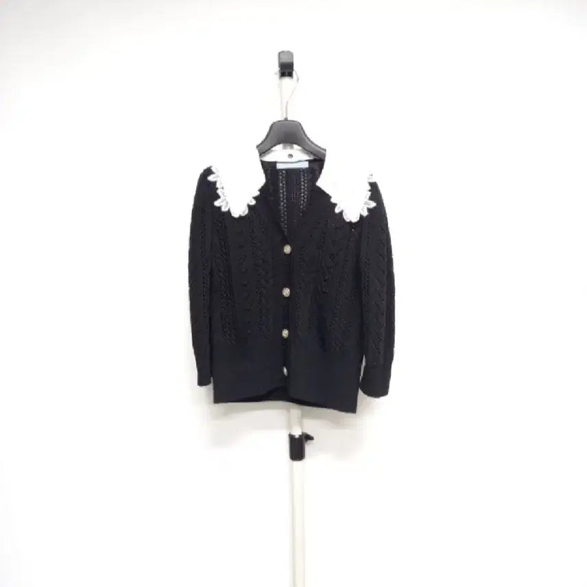 [BUNJANG] TIME Detachable Collar Knit Cardigan / 타임 TIME 디테체블 카라니트 가디건 F