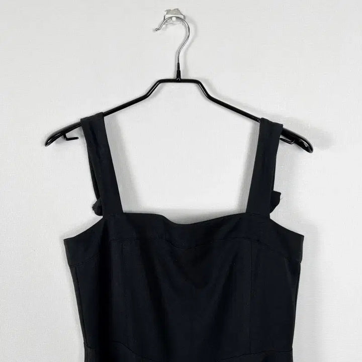 [BUNJANG] Korean Made Bootcut Overalls Black F/Laden / 부츠컷 국내제작 멜빵 바지 블랙 여F/라덴