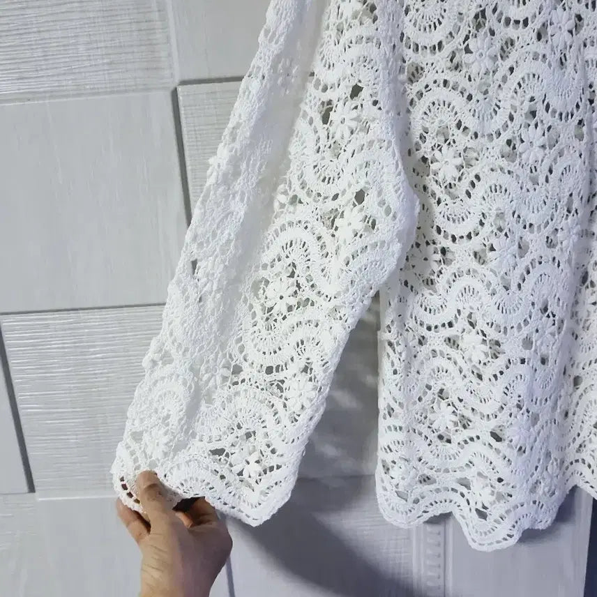 [BUNJANG] Hand-knitted Cardigan / 손뜨개 가디건