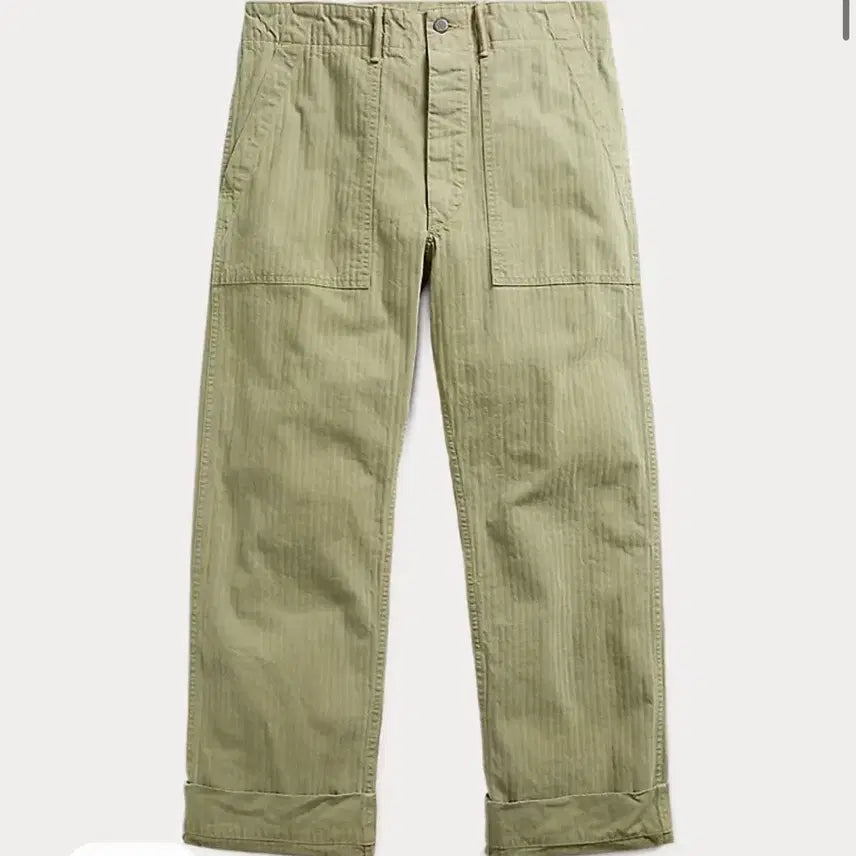 [BUNJANG] RRL Herringbone Fatigue Pants / Rrl 더블알엘 헤링본 퍼티그 팬츠