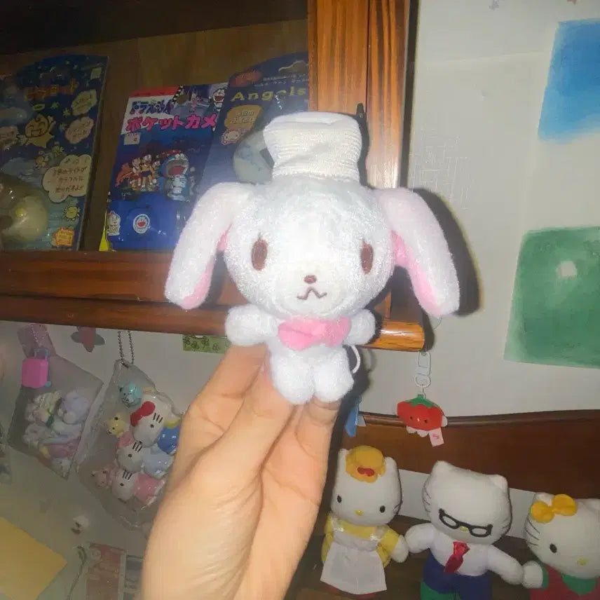 [BUNJANG] Sugabunnies Shiro Usagi Classic 2007 Mini Plush / 레어! 2007 일본 고전 슈가바니즈 시로우사 인형 똥사이즈 미니 소형