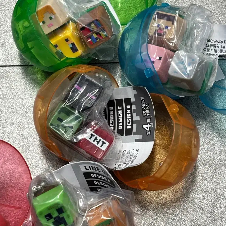 [BUNJANG] Minecraft Gachapon Keycap Set (4 Types) / 마인크래프트 키캡 가챠 4종 선택