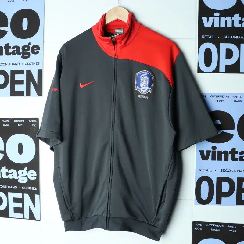 [BUNJANG] Nike Zip-Up Windbreaker Jacket (2XL-4XL) / (2XL-4XL) 나이키 집업 바람막이 점퍼자켓 반팔 07-7739