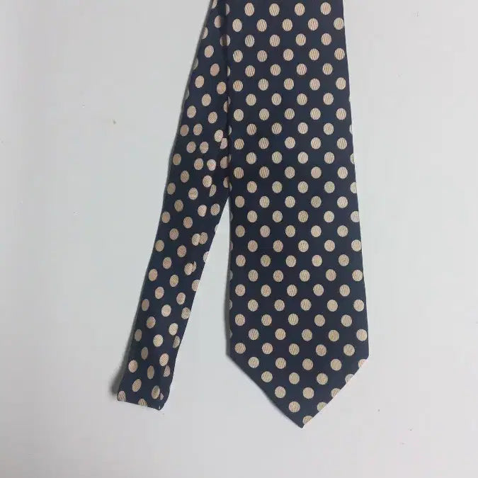 [BUNJANG] Polo Ralph Lauren 100% Silk Dot Pattern Necktie / 폴로 랄프로렌 100% silk 넥타이