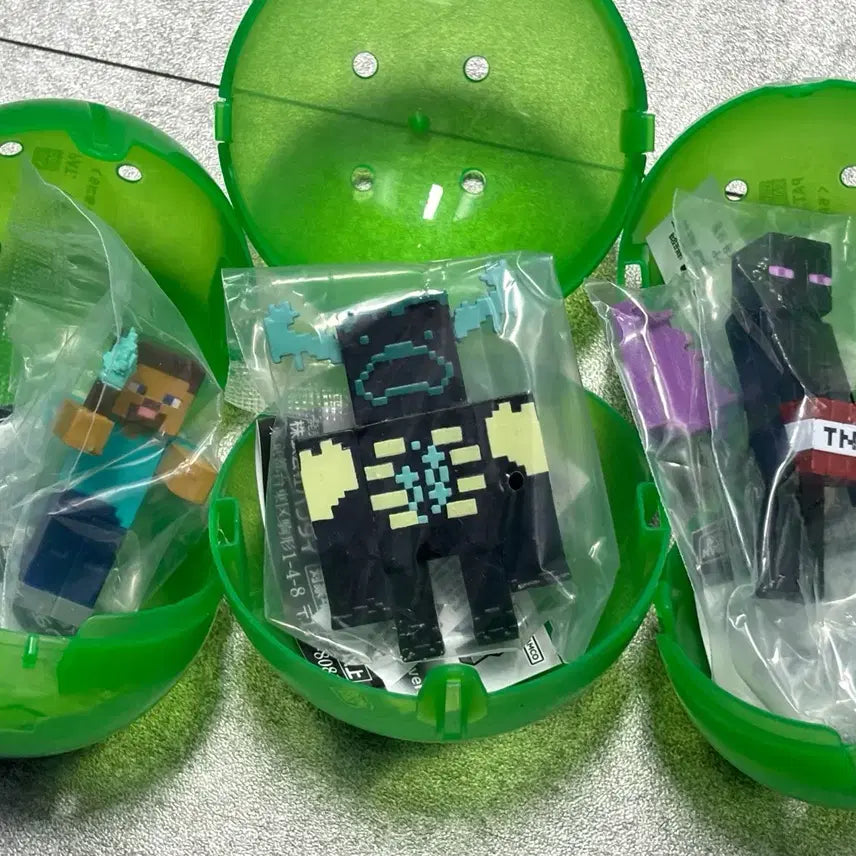 [BUNJANG] Minecraft Marching Gacha Steve/Enderman/Warden Figures / 마인크래프트 나란히행진 가챠 스티브/엔더맨/워든