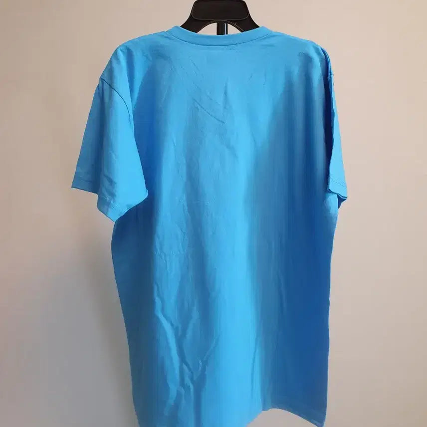 [BUNJANG] UNI-REX Blue V-Neck T-Shirt (Size L) / (새상품)블루 브이넥 반팔 티셔츠 L