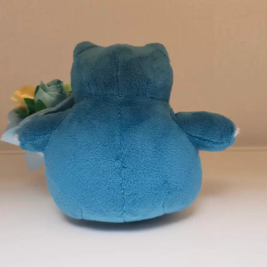 [BUNJANG] Pokemon Snorlax Bouquet Doll Keychain / 포켓몬 잠만보 꽃다발 인형 키링