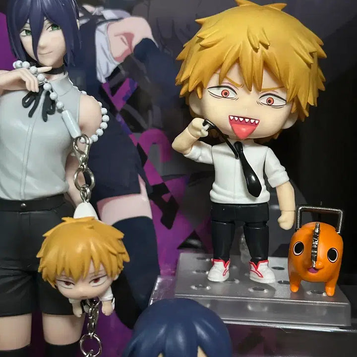 [BUNJANG] Chainsaw Man Denji Big Mascot Gacha Nendoroid Figure Bundle Set / 일괄)체인소맨 덴지 대롱 가챠, 넨도로이드 피규어