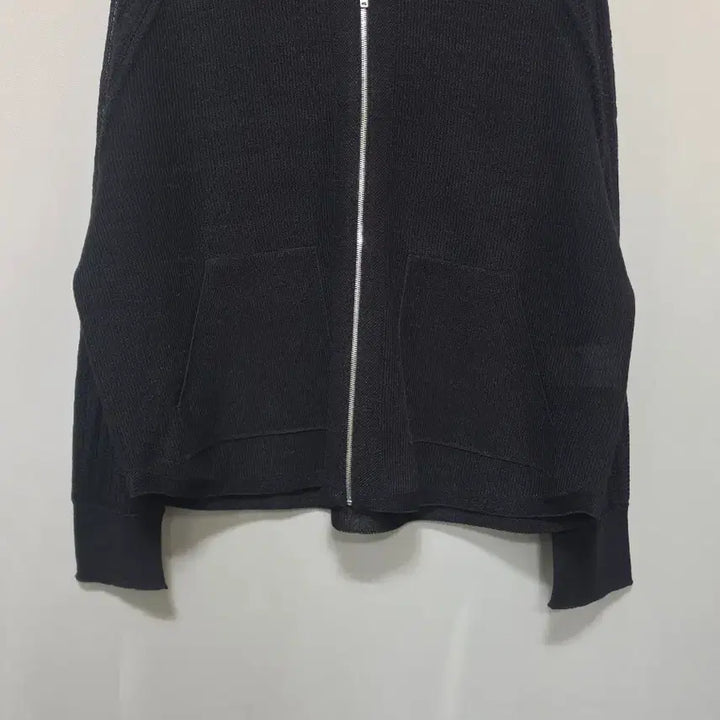 [BUNJANG] MOE Lightweight Knit Hooded Zip-Up / 모에 moe 니트  후드 집업(얇음)