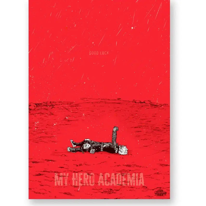 [BUNJANG] My Hero Academia Art Exhibition A2 Poster Izuku Midoriya Katsuki Bakugo / 히로아카 원화전 포스터 미도리야 바쿠고
