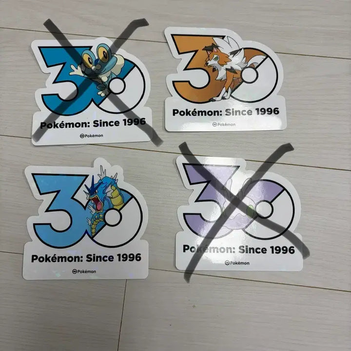 [BUNJANG] Pokemon 30th Anniversary Sticker / 포켓몬 30주년 기념 스티커 각 만오천원