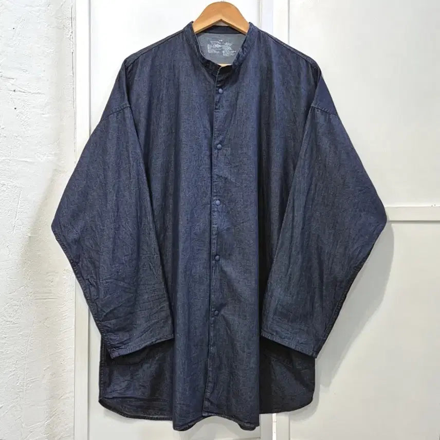[BUNJANG] MUJI Denim Oversized Shirt / 무인양품 데님 오버 셔츠 남성 L~XL