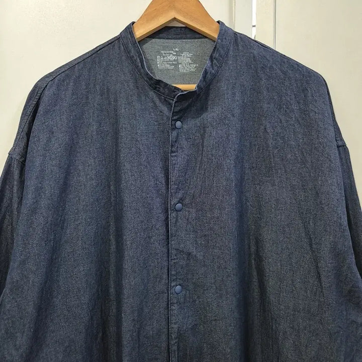 [BUNJANG] MUJI Denim Oversized Shirt / 무인양품 데님 오버 셔츠 남성 L~XL