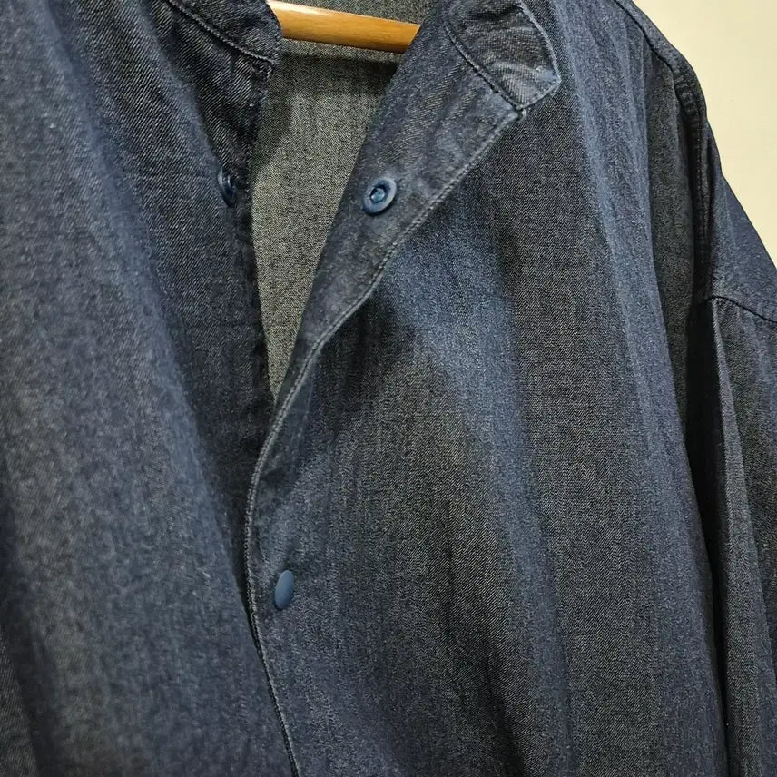 [BUNJANG] MUJI Denim Oversized Shirt / 무인양품 데님 오버 셔츠 남성 L~XL