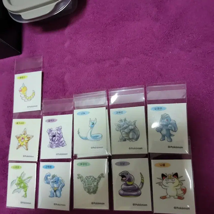 [BUNJANG] Pokemon 30th Anniversary Stickers / 포켓몬 띠부씰 30주년 신상 판매