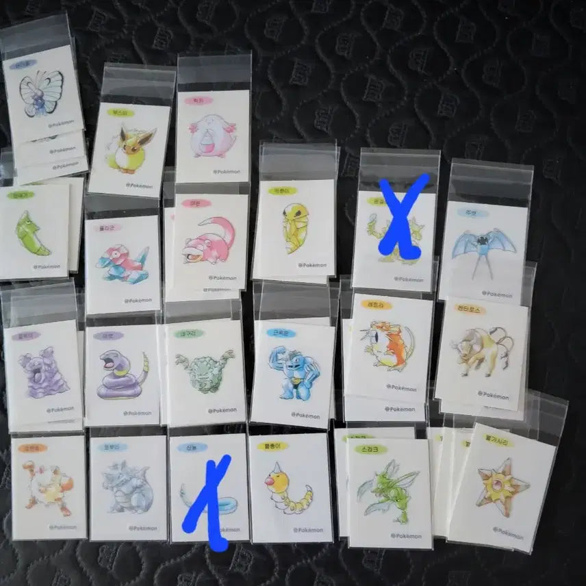 [BUNJANG] Pokemon 30th Anniversary Stickers / 포켓몬 띠부씰 30주년 신상 판매