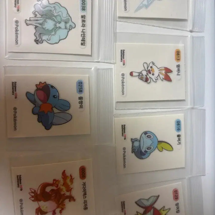 [BUNJANG] Pokemon 30th Anniversary Stickers Bundle Set / 포켓몬 띠부씰 30주년 일괄로만 팔아요