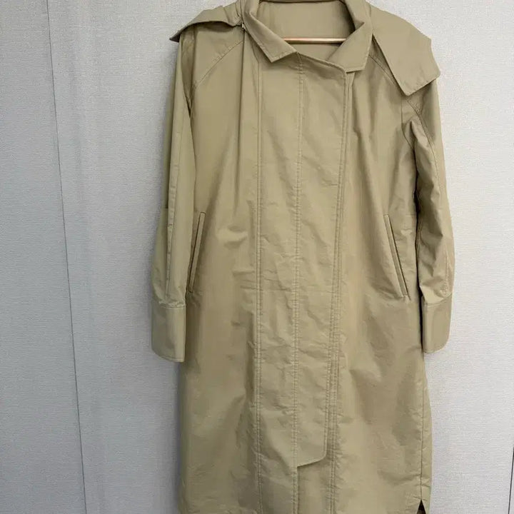 [BUNJANG] YUMER Hooded Trench Coat / 유메르 후드 트렌치코트