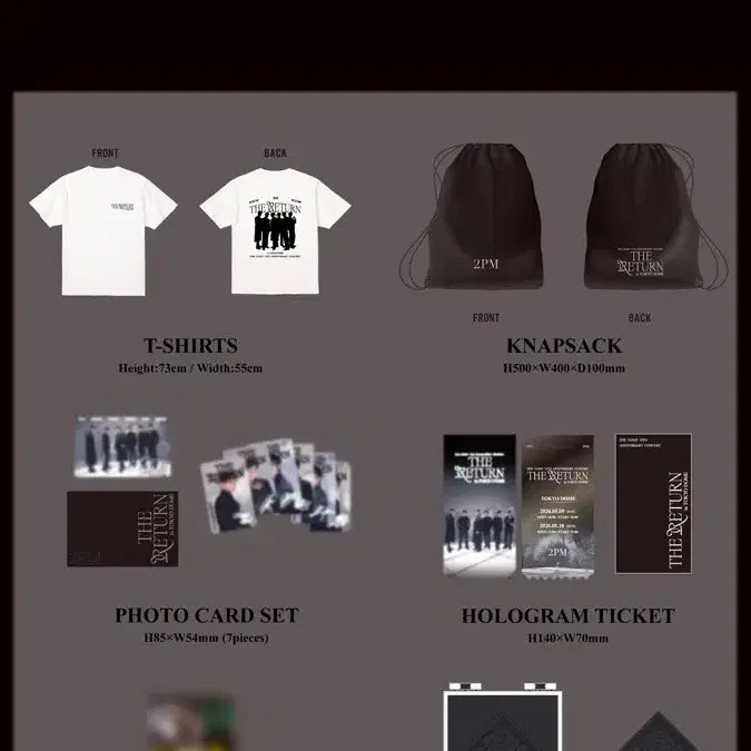 [BUNJANG] 2PM The Return Premium Seat Official Goods / 2PM The Return 프리미엄시트