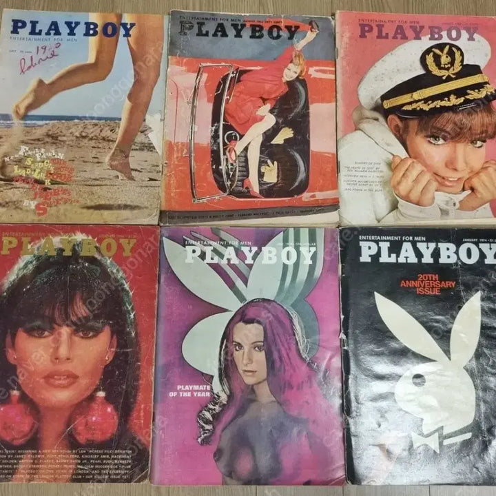[BUNJANG] Playboy Magazine Collection (1960s-1970s) / 플레이보이 1974년 20주년 기념호 외