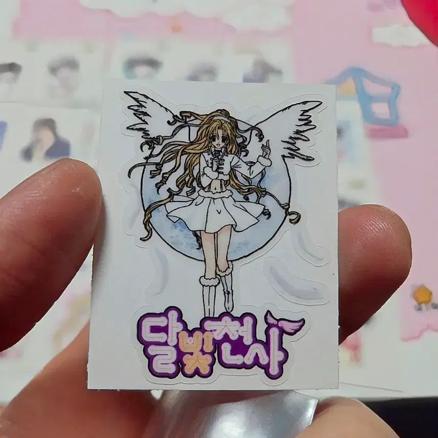 [BUNJANG] Full Moon Angel Pop-Up Sticker Bundle Set (23 Types) / 23종 일괄)  달빛천사 팝업 띠부씰