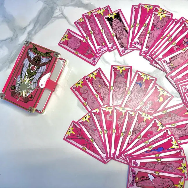 [BUNJANG] Takara Tomy Cardcaptor Sakura Book &amp; 52 Card Bundle Set / 일괄)타카라토미 사쿠라북 /타카라토미 카드 52장 일괄/카드캡터체리