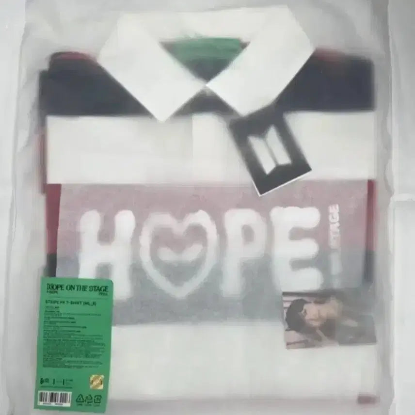 [BUNJANG] BTS J-Hope Stripe T-Shirt (Size S) / (3일간세일)BTS 제이홉 홉온스 스트라이프 티셔츠