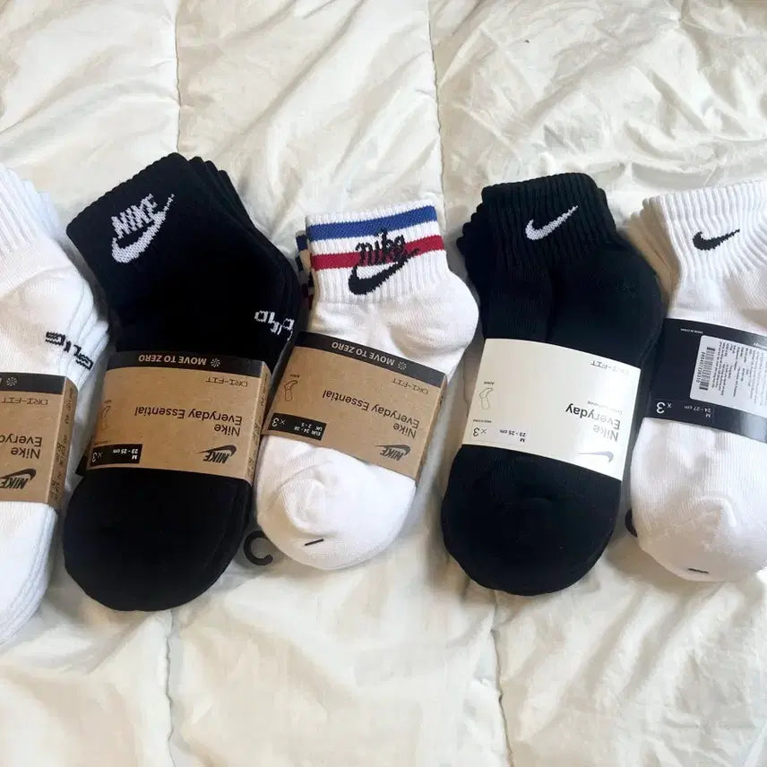 [BUNJANG] Nike Authentic Store Release High-Quality Sock Set / 나이키 매장판 정품 고퀄 양말 세트 사이즈 S M L XL