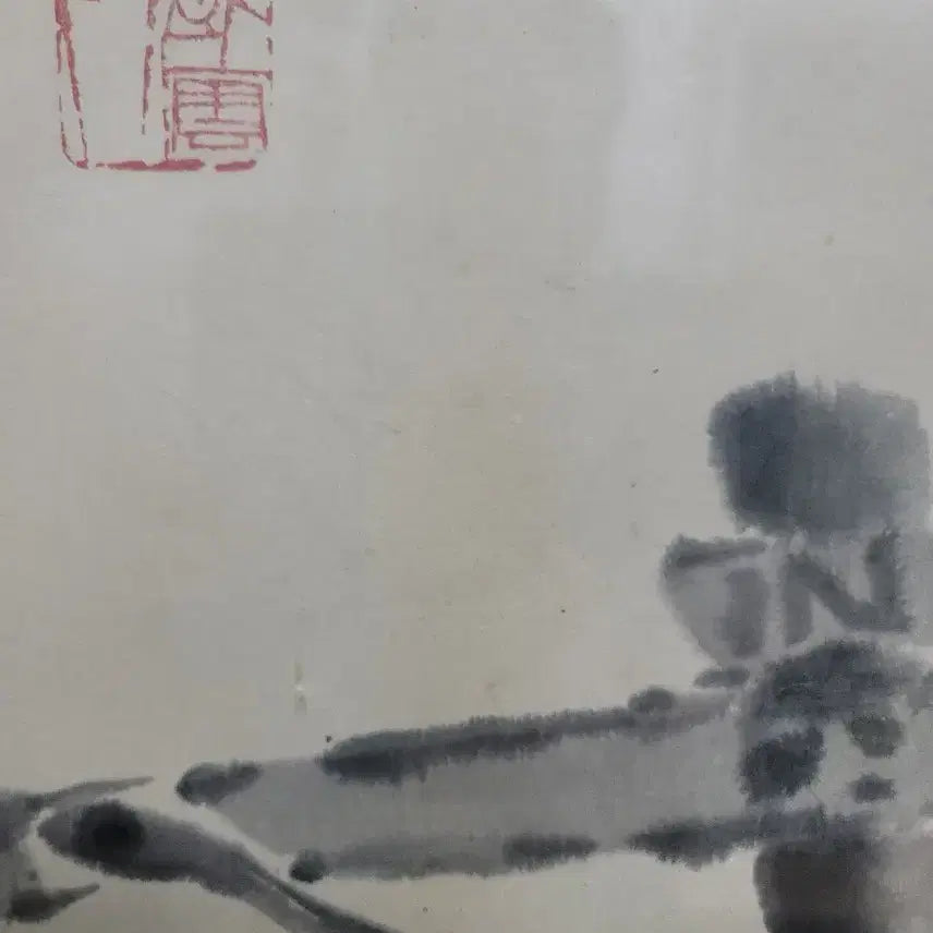 [BUNJANG] Park Chun-Mook 1980 Ink Wash Painting Jesus / 1980년 소재 박춘묵선생 예수 수묵화 그림