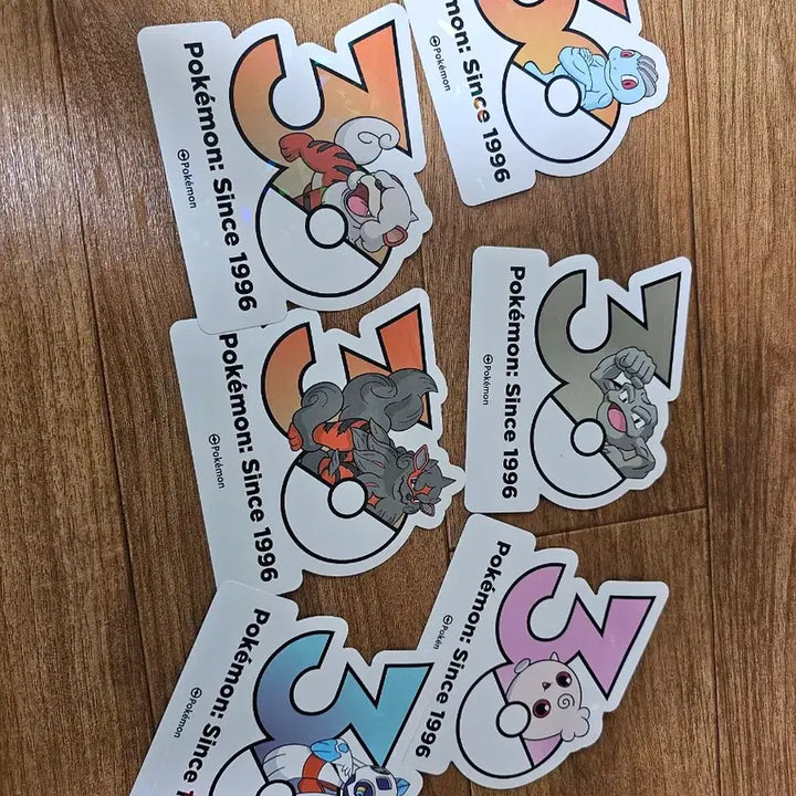 [BUNJANG] Pokemon 30th Anniversary Logo Sticker Bundle / 포켓몬 30주년 로고 스티커 일괄판매