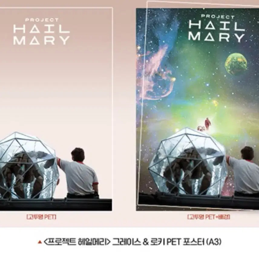 [BUNJANG] Project Hail Mary Rocky Gray PET Poster / [프로젝트 헤일메리] 로키 그레이스 PET 포스터