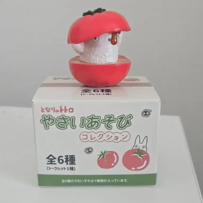 [BUNJANG] Studio Ghibli My Neighbor Totoro Tomato Figure (Random) / 지브리 야채와 소토토로 랜덤 피규어 토마토 이웃집 토토로 양도