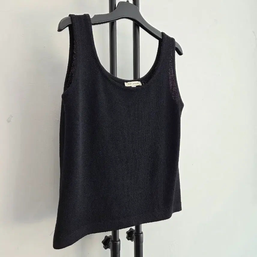 [BUNJANG] S.J. JOHN Black Sleeveless Knit / 정품 센존 S.J JOHN  블랙 민소매 니트
