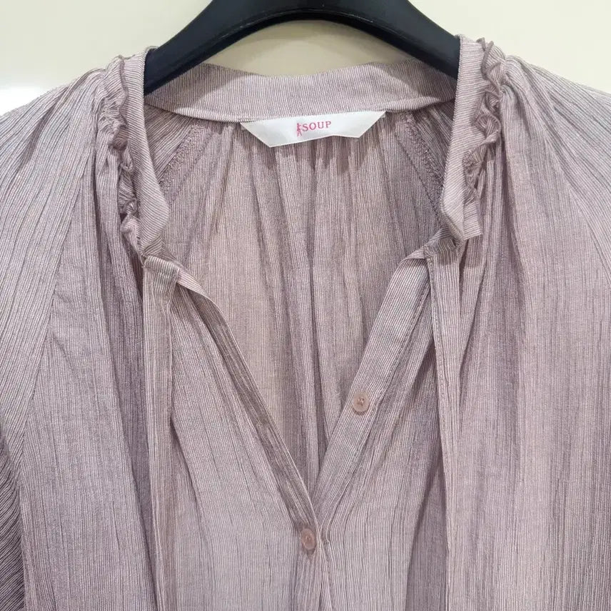[BUNJANG] Soup Striped Blouse / Soup 블라우스