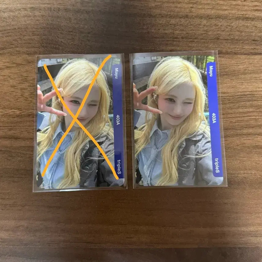 [BUNJANG] TripleS AAA403 Mayu Object Card / 트리플에스 마유 aa403 실물 오브젝트 옵젝 pco
