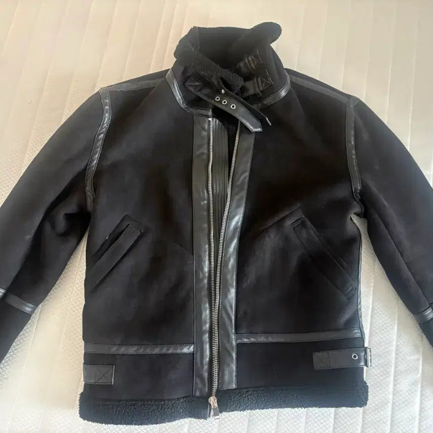 [BUNJANG] SIEG Black Mustang Jacket / SIEG 블랙 무스탕