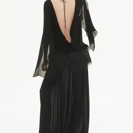 [BUNJANG] ZARA STUDIO Black Backless Long Dress / ZARA STUDIO 블랙 백리스 롱드레스