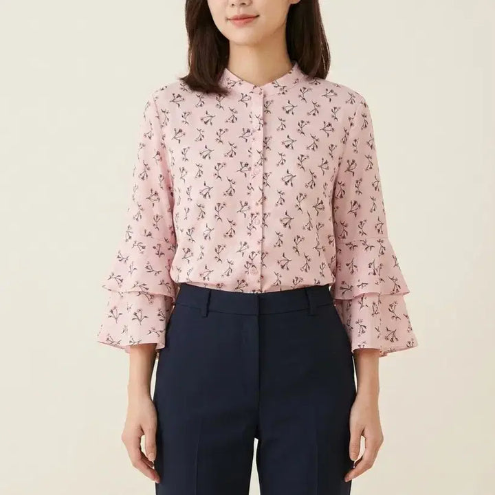 [BUNJANG] Studio Lab Chiffon Blouse / [95]스튜디오 랩 쉬폰 블라우스(새상품)